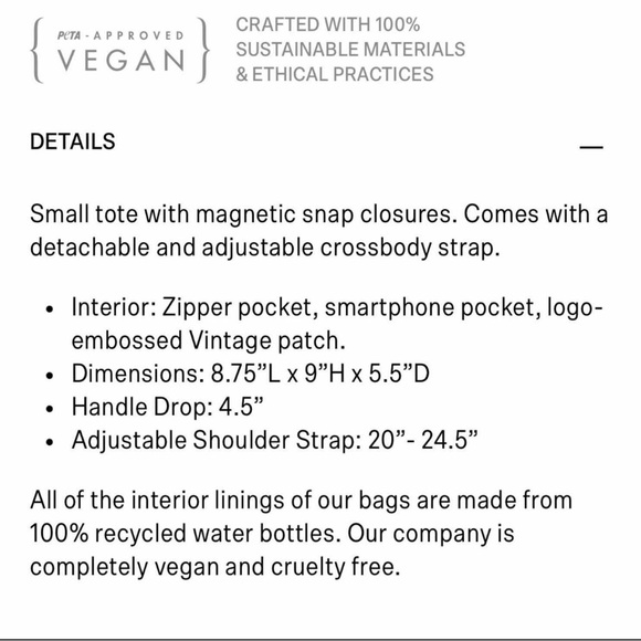 NWOT Matt & Nat Bag - Picture 4 of 4